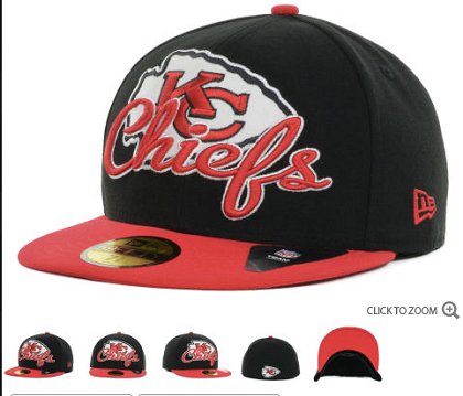 Kansas City Chiefs New Era Script Down 59FIFTY Hat 60d13